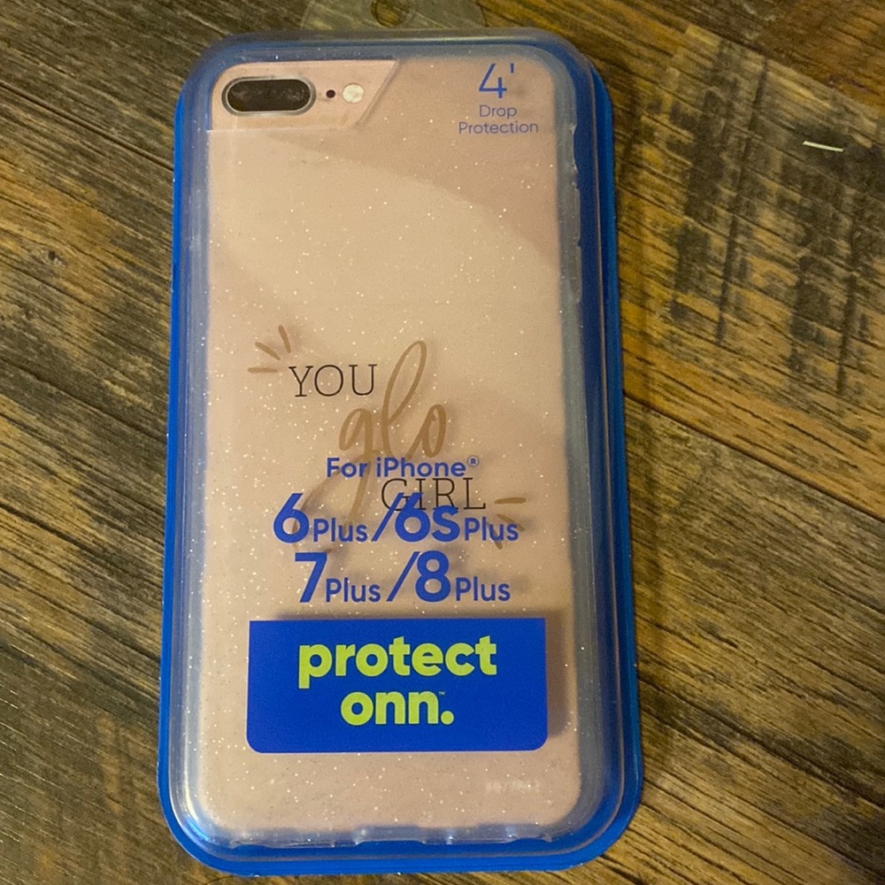 NWT You Glo Girl iPhone case size 6plus/6s plus 7plus/8plus